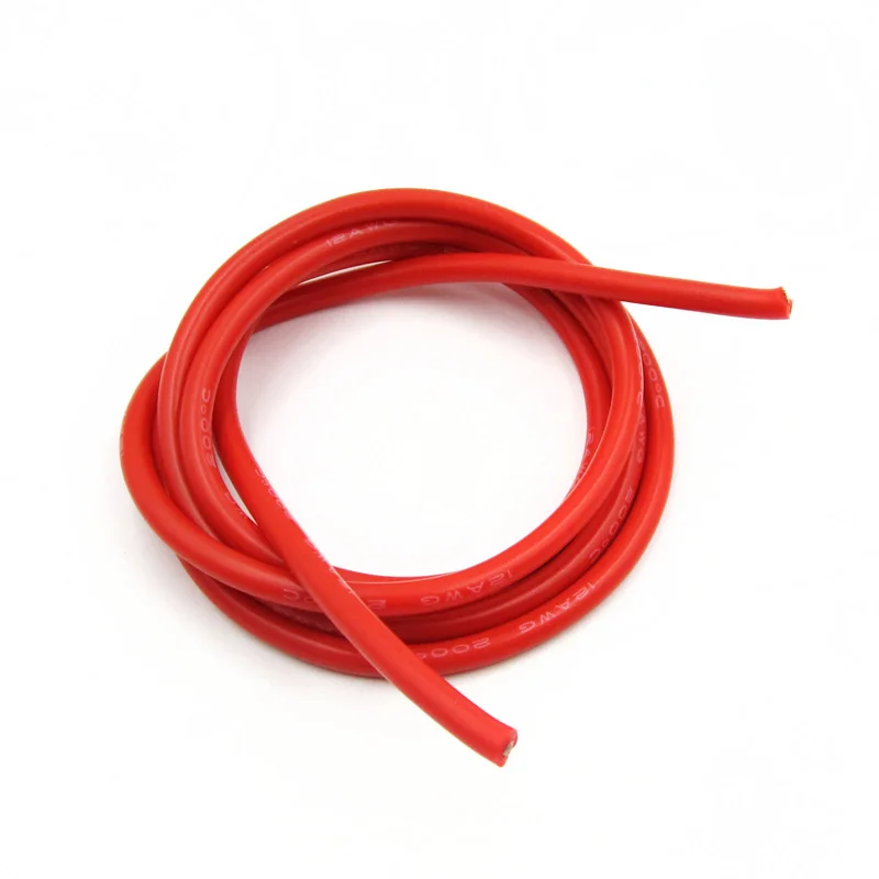 Силиконовый провод жгута проводов гибкий многожильный Медь кабели 10/12/14/16 AWG Би