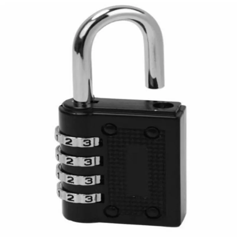 Замок с 4 цифрами и паролем комбинированный чемодан металлическим кодом цифровой
