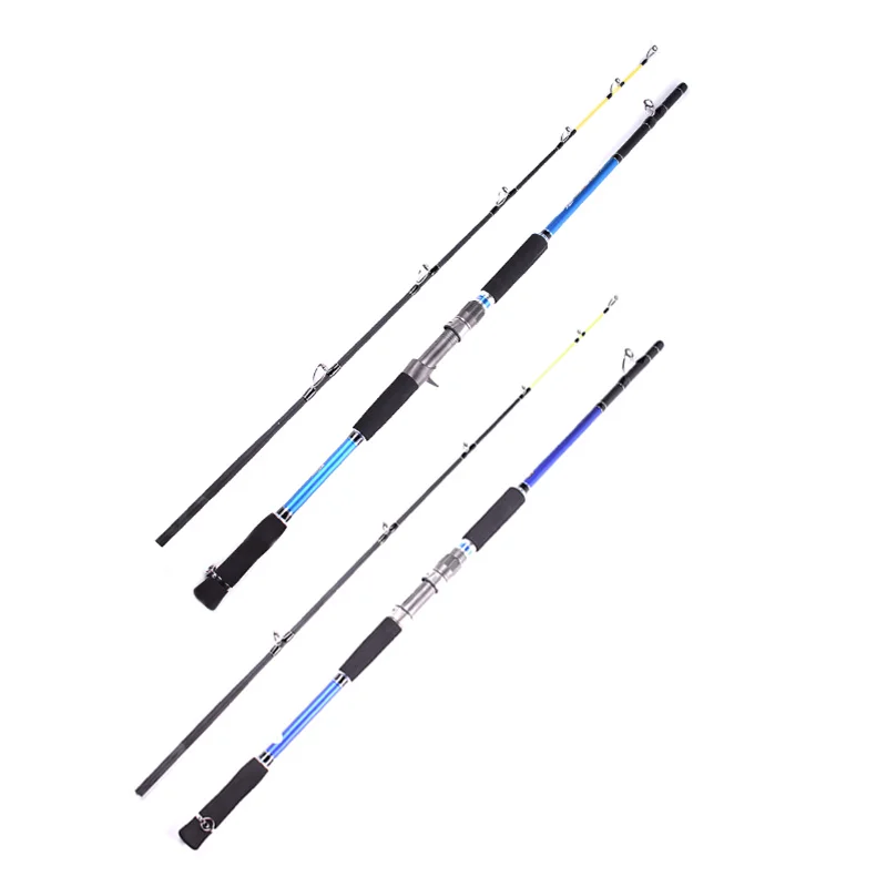 

Never Broken 1.8m Boat Popping Spinning Casting Jigging Fishing Rod 2 Section 50KG Drag Fast Action Saltwater