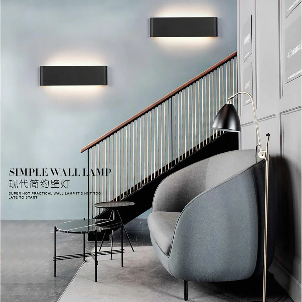 Современный светодиодный настенный светильник минималистичный внутренний бра