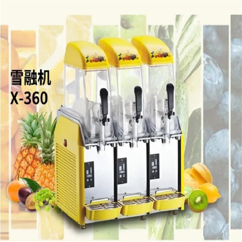 

Bright yellow Snow Melting Machine Small Vendre Ice Slush Machine for commercial use