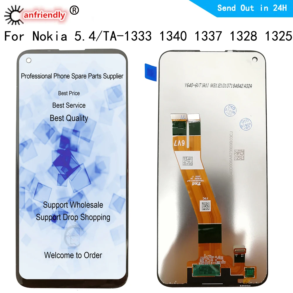 

6.39" IPS LCD For Nokia 5.4 TA-1333 TA-1340 TA-1337 TA-1328 TA-1325 N5.4 Display Touch panel Screen sensor Digitizer Assembly