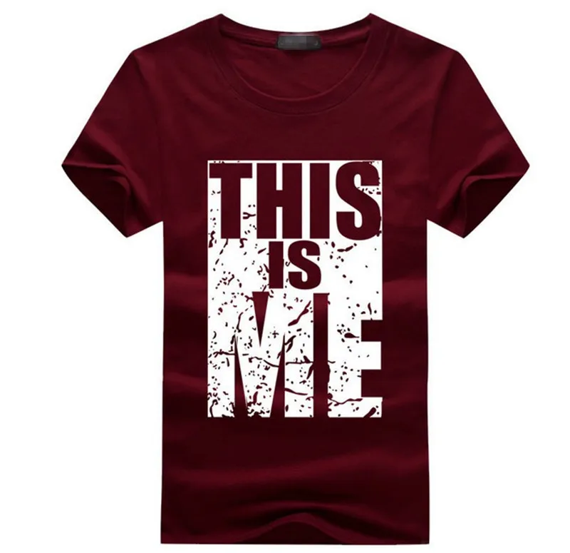 

LOVZON Men T-shirt Men Cotton Print Men Short-sleeved T Shirt Homme Fitness Hip Hop Bottoming Tshirt Men Camisetas