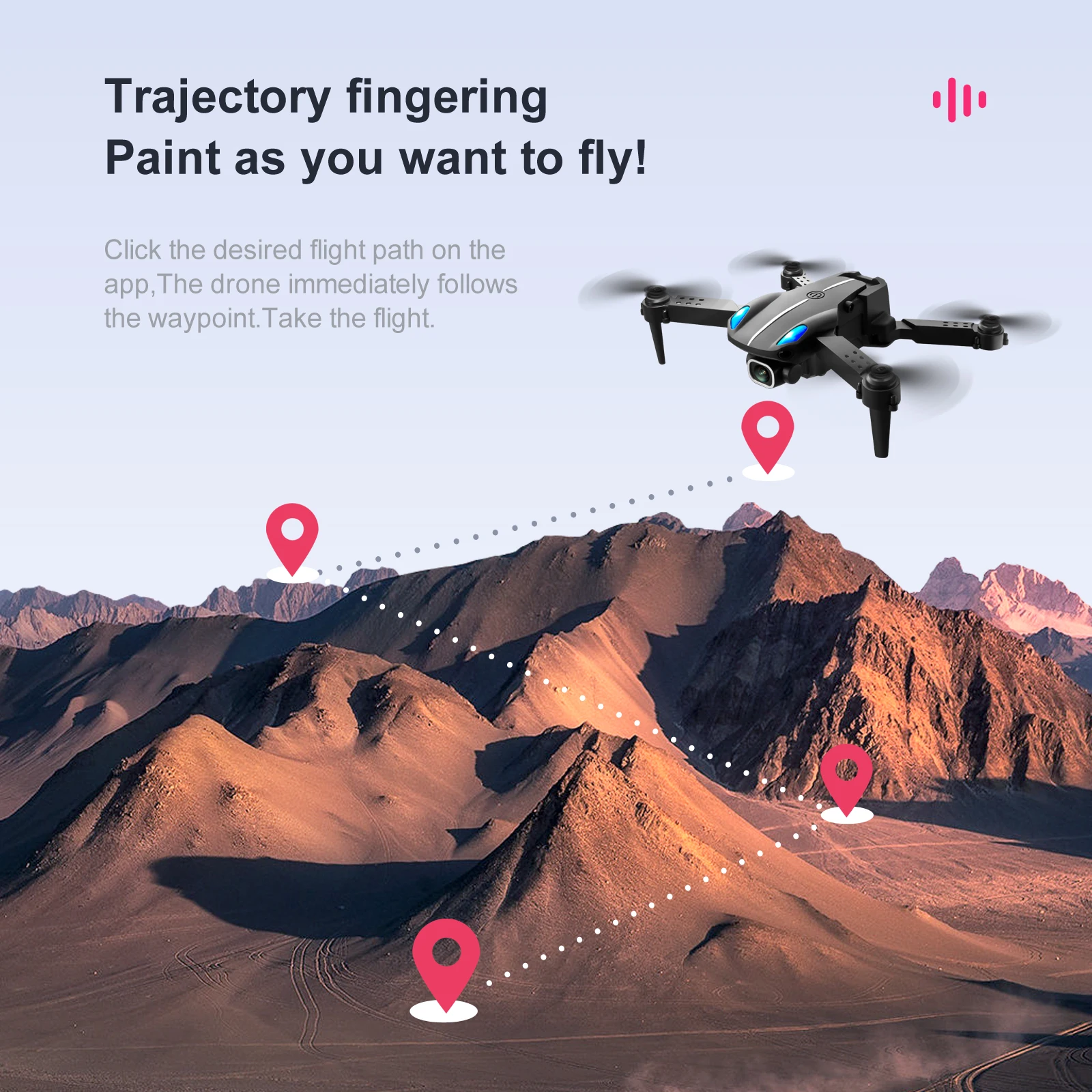 Новинка 2021 мини-Дрон KY907 с двойной камерой 4K HD Wi-Fi FPV профессиональный