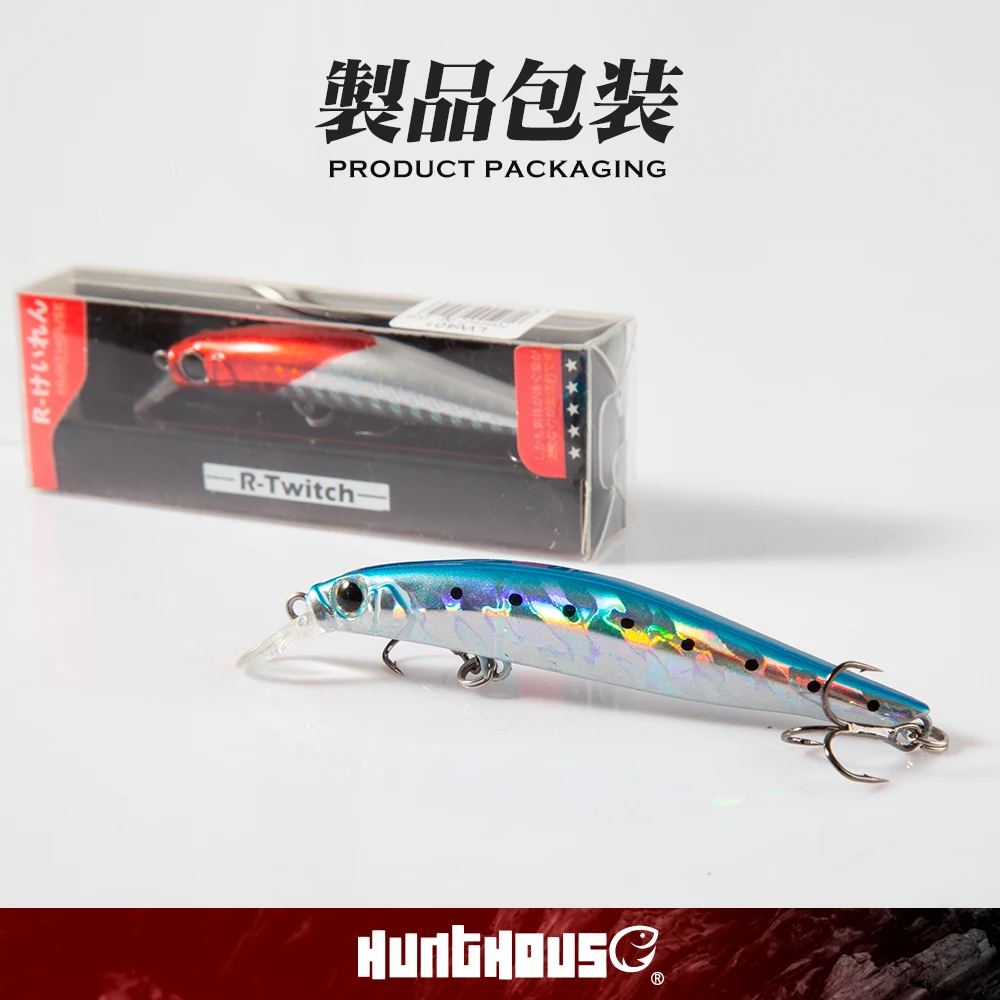 Hunthouse Artist Minnow Jerkbait Fishing Lures 70mm/7g 80mm/8g Artificial Decoy Hard Sinking Wobblers 2020 Hot Sale Pesca Tackle