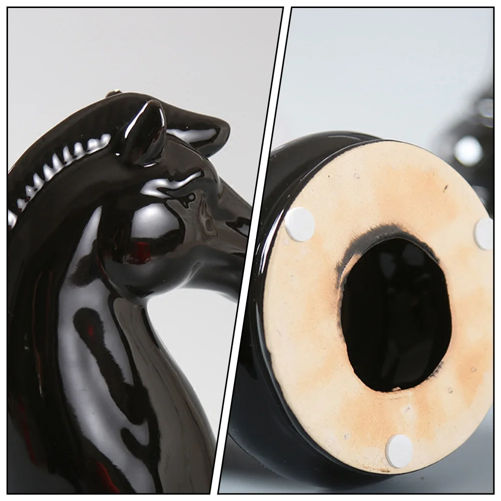 

6pcs Funny Chess Ornament Ceramic Chess Ornament Bedroom Chess Decoration