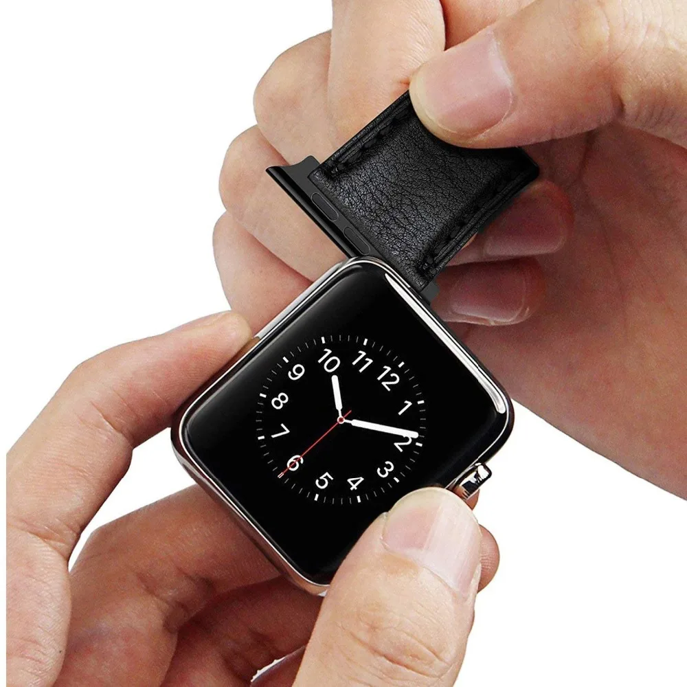 Адаптер соединитель для Apple Watch 4 3 2 Ленточные модели легко установить бесшовные алюминиевые наручные Linker ремень разъем 38 мм 42 мм
