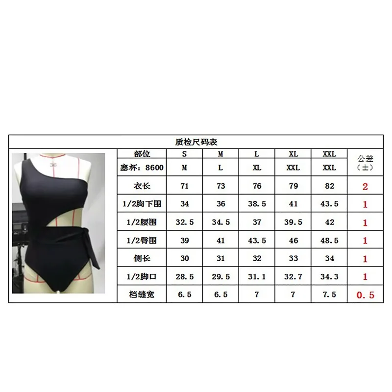 

2021Women Swimwear Push Up Bathing Suits Bodysuits Beach wear Swimwear Solid Color Hollow Out Bikini Sexy Single-shoulder belted