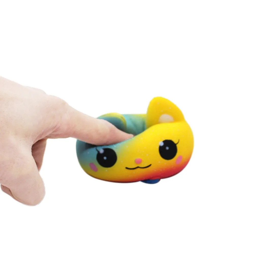 

Fidget Squeezing Toy Imitation Ice Cream Multicolor Cat Fruit Scented Slow Rising Stress Relief Toys Kid Gift
