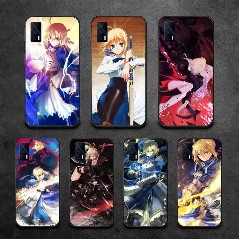 

Anime Fate sabe Phone Case For samsung Galaxy J6 J7 J8 prime note 8 9 10 20 lite plus pro ultra Cover