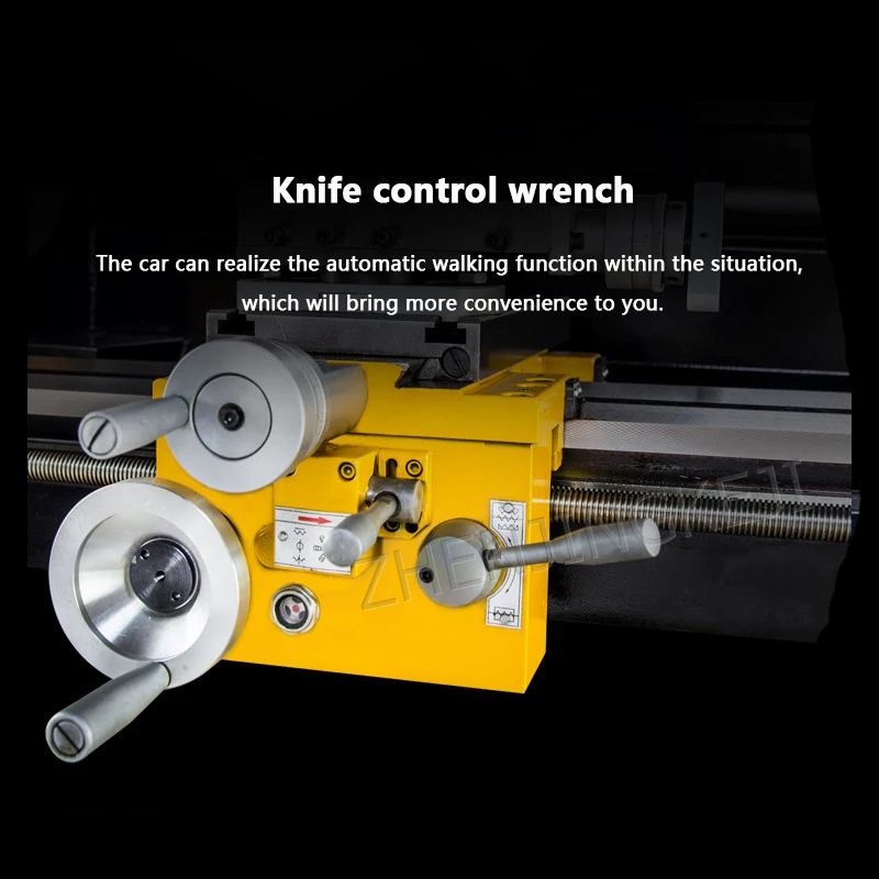 

CTC280 Industrial Grade Lathe Home DIY Variable Speed Miniature Lathe Machining Center Small Machine Tool Metal Lathe Mechanical