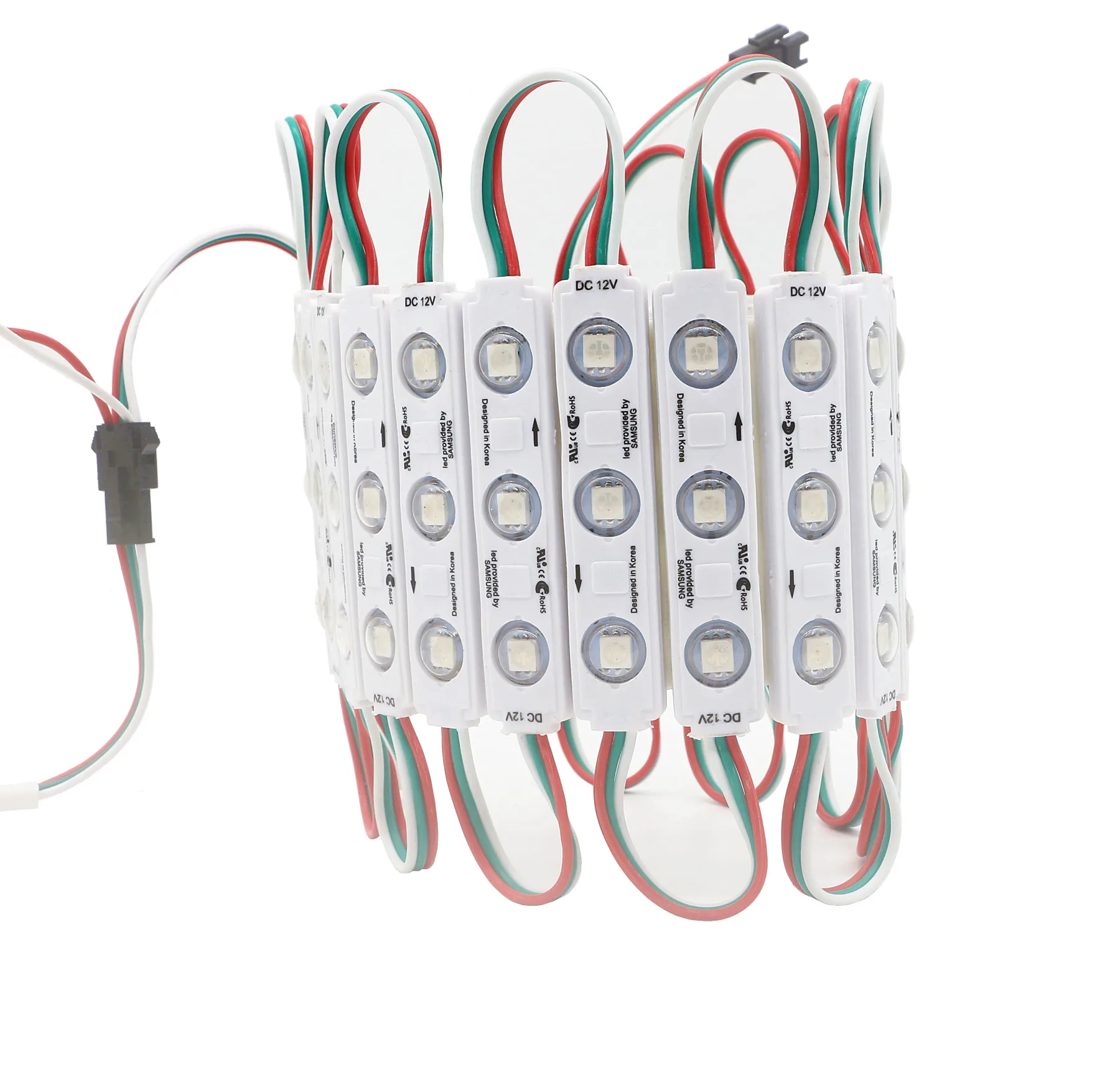 WS2811 2811 IC полноцветный светодиодный пиксельный модуль для литья под давлением DC12V