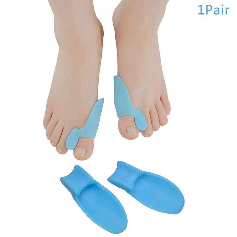 

1 Pair Bone Thumb Orthotics Silicone Gel Hallux Valgus Corrector Big Toes Separators Foot Care Pedicure Device Bunion Adjuster