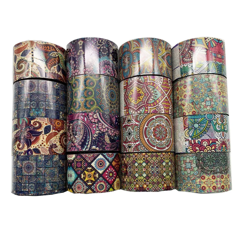 16 рулонов Фольга для ногтей Набор наклеек бумажные аксессуары переводные