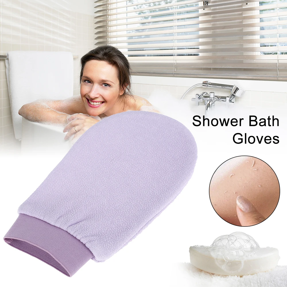 

1Pc крышка для душа Спа обладает отшелушивающим эффектом двух-двигающееся ванное перчатки 5 цветов тела чистка перчатка руб удалитель грубой...