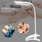 USB СВЕТОДИОДНЫЙ Переключатель Nail Art Настольная лампа с зажимом для защиты глаз настольная лампа светильник затемнения светодиодный татуировки настольная лампа светильник для тату Набор для маникюра