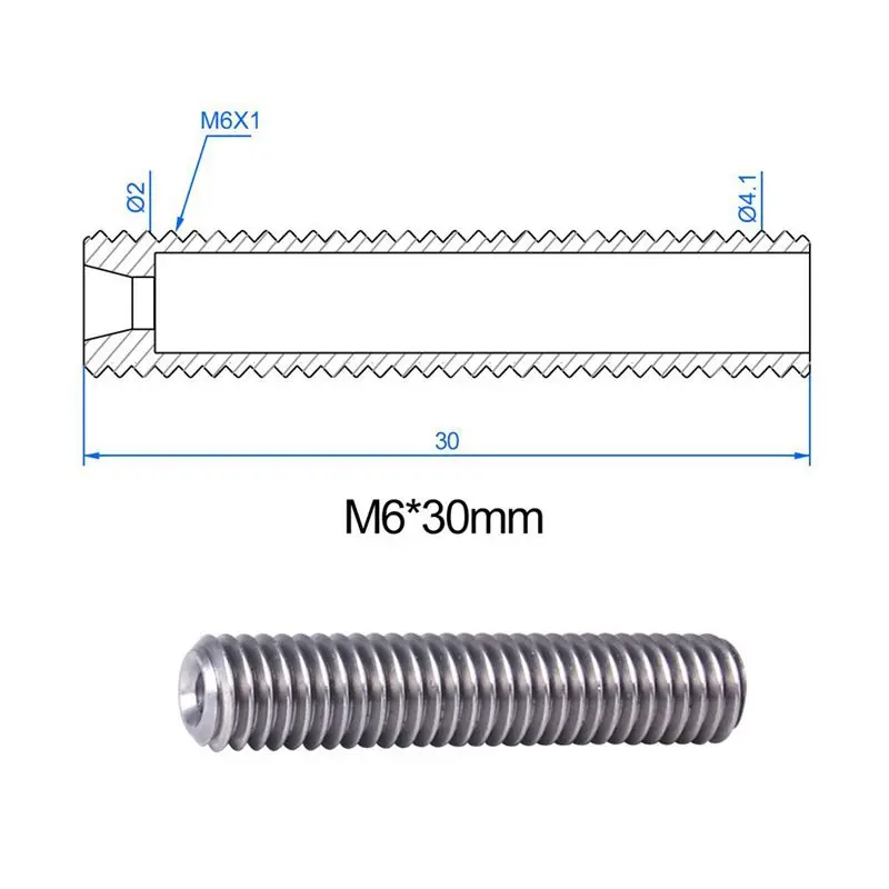 15pc/set 1.75mm Teflon Throat Tube+0.4mm Extruder Nozzle Print Heads+Heater Blocks Hotend For MK8 Makerbot ANET A8 3D Printer | Компьютеры