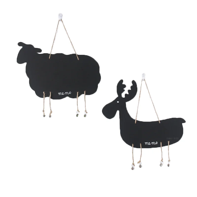 

2021 New Fawn sheep house number pendant wall decoration Cutting Dies Wooden Knife Compatible Most Manual Die Cut Cutters