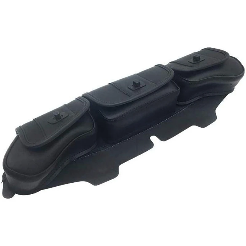 

Motorcycle Windshield Bag Saddle 3 Pouch Pocket Three Pocket Fairing Bag Fit for Davidson Touring 2014-2019
