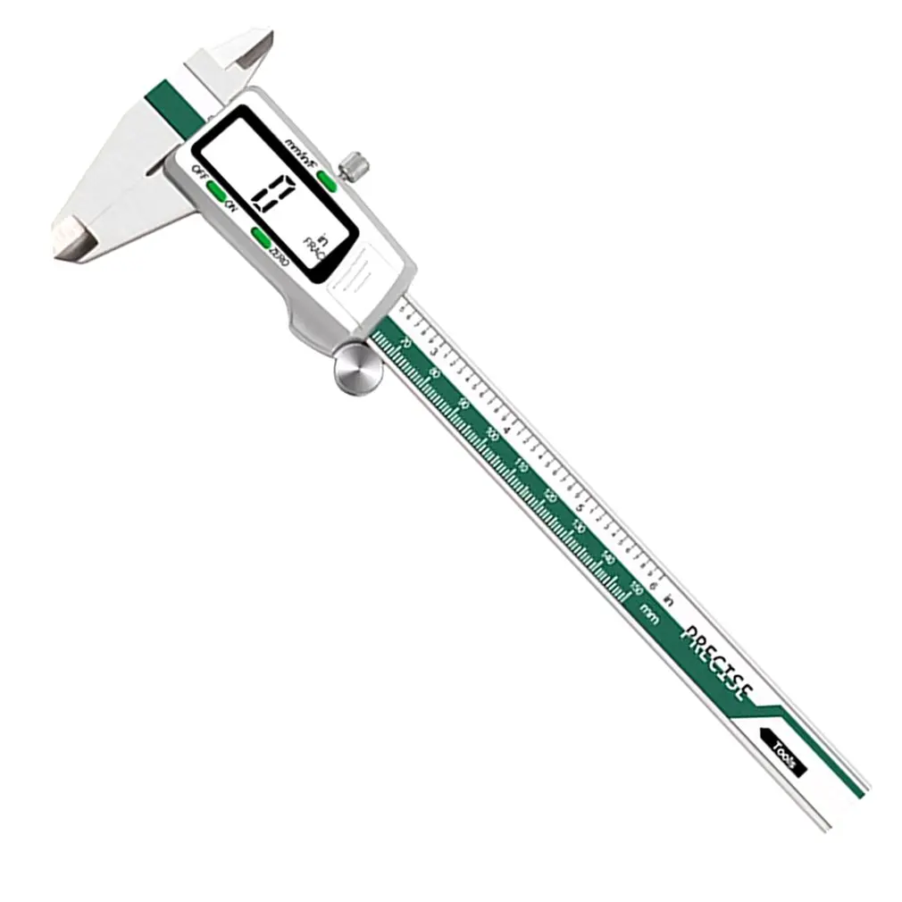 

Digital LCD Display Caliper 150mm Fraction MM Inch 0.01mm Precision LCD Vernier Caliper Stainless Steel Measuring Tools