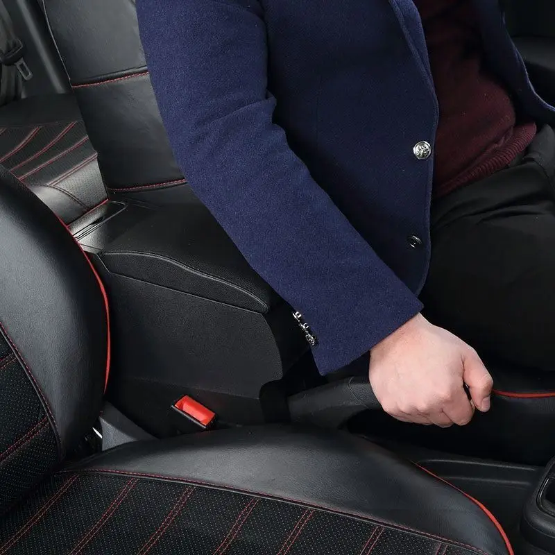 Automovil декоративный автомобильный подлокотник, автомобильный Стайлинг, Автомобильный интерьер, Стайлинг, модифицированные части, украшение, подлокотник, коробка 17 для Skoda Rapid
