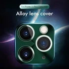 Защитное металлическое кольцо для объектива камеры iPhone 11 2019 6,1 дюйма, защитный чехол для задней камеры телефона iPhone 11 Pro Max