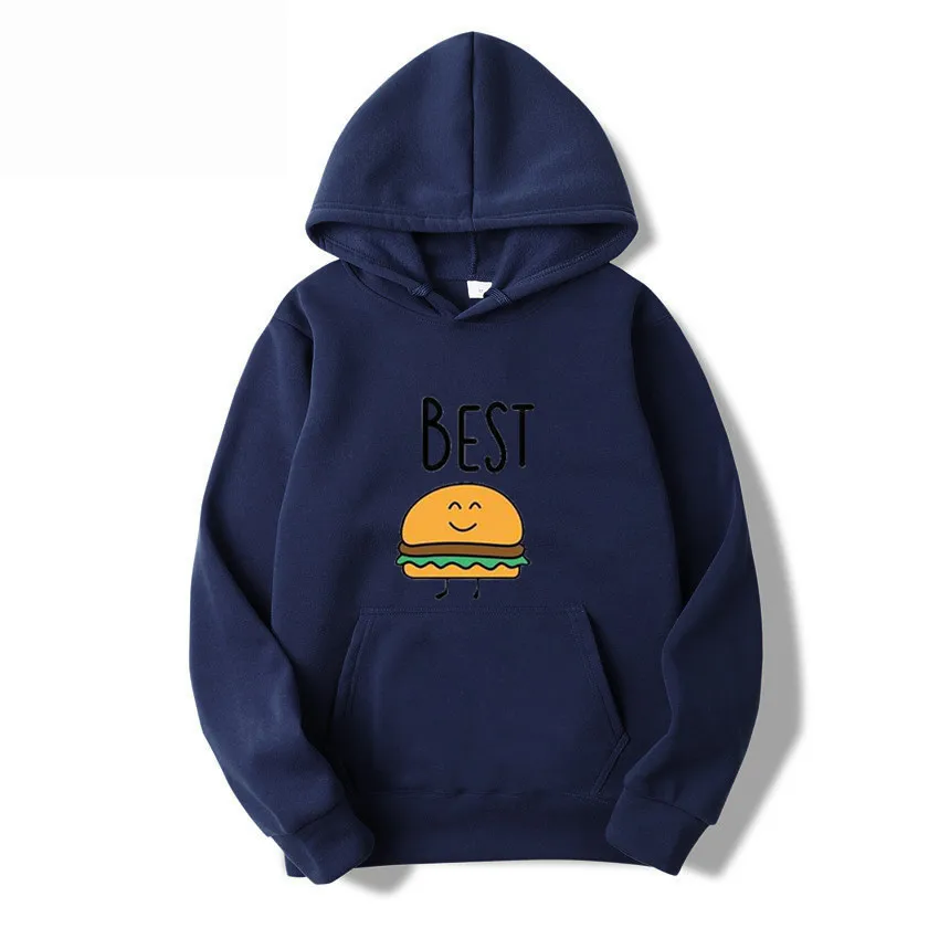 

Hamburger Fries Fun Print Unisex Hoodie Spring Autumn Male Casual Hoodies Sweatshirts Men's Hoodies Sweatshirt Tops