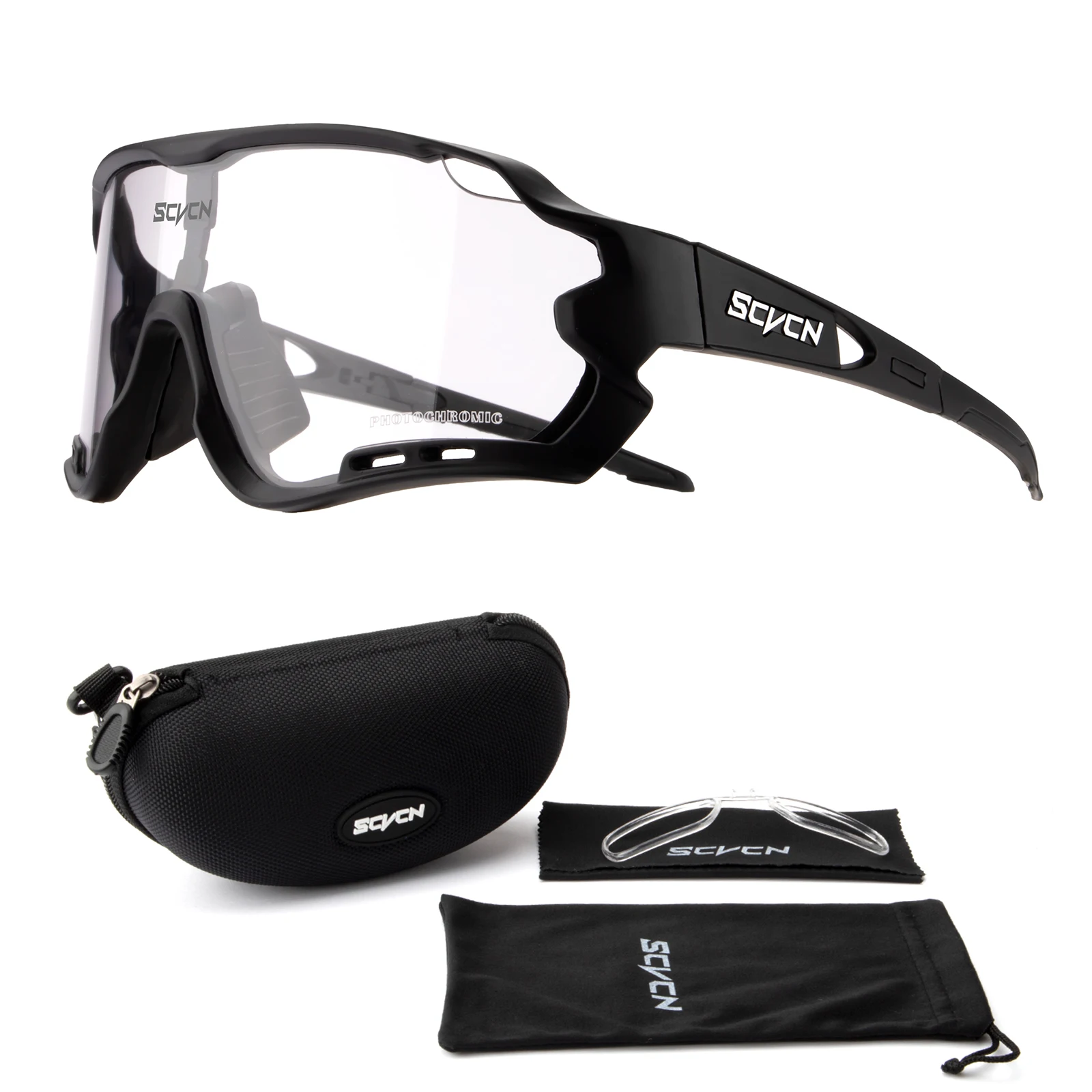 2022 мужские женские фотохромные велосипедные очки с 1 линзой для горного