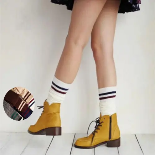 

Women Girl Striped Stockings Elastic School Striped Striped Over the Knee Socks Thigh High Stockings Long Socks