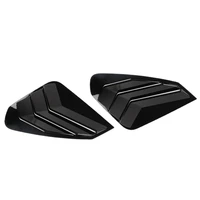 car rear side window louvers shutter cover blinds scoop air vent cover trim for toyota rav4 2019 2020 2021