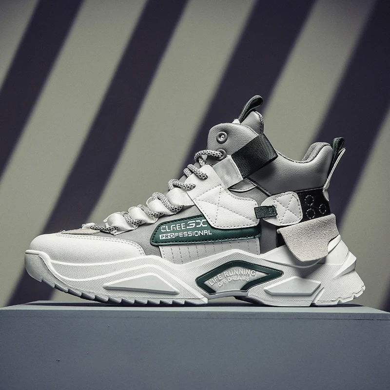 

Высокие мужские кроссовки, нескользящая повседневная обувь для мужчин, уличная спортивная обувь для подростков, ботильоны, Zapatillas Hombre Deportiva