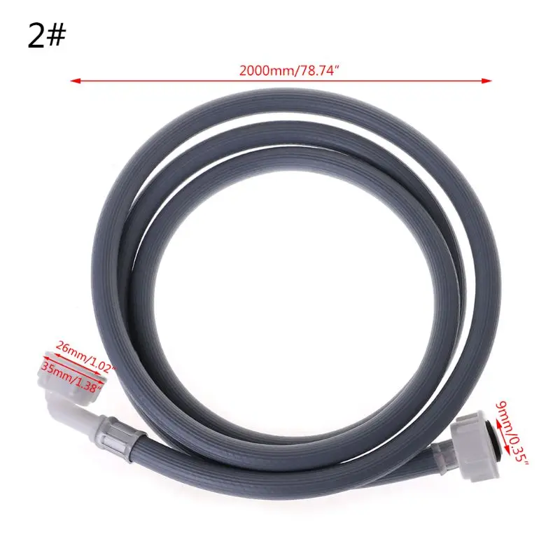 

Washing Machine Dishwasher Inlet Pipe Water Feed Fill Hose With 90 Degree Bend