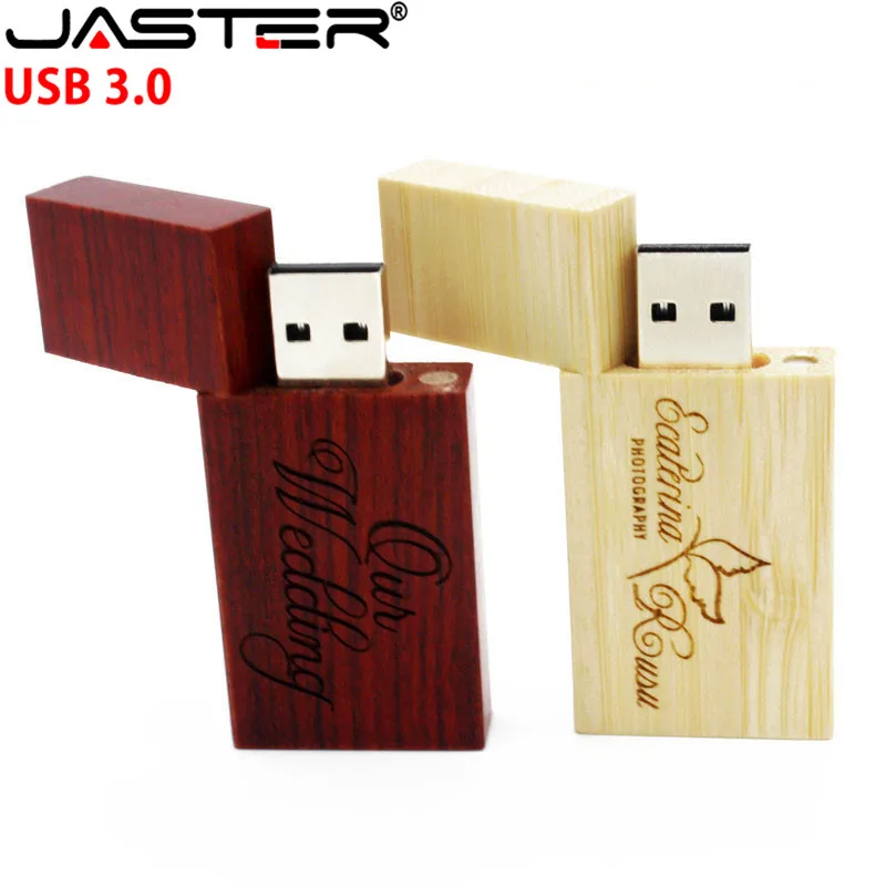 JASTER USB 3 0 Акция 10 шт. Бесплатная плата за Логотип Деревянный 5 цветов большой