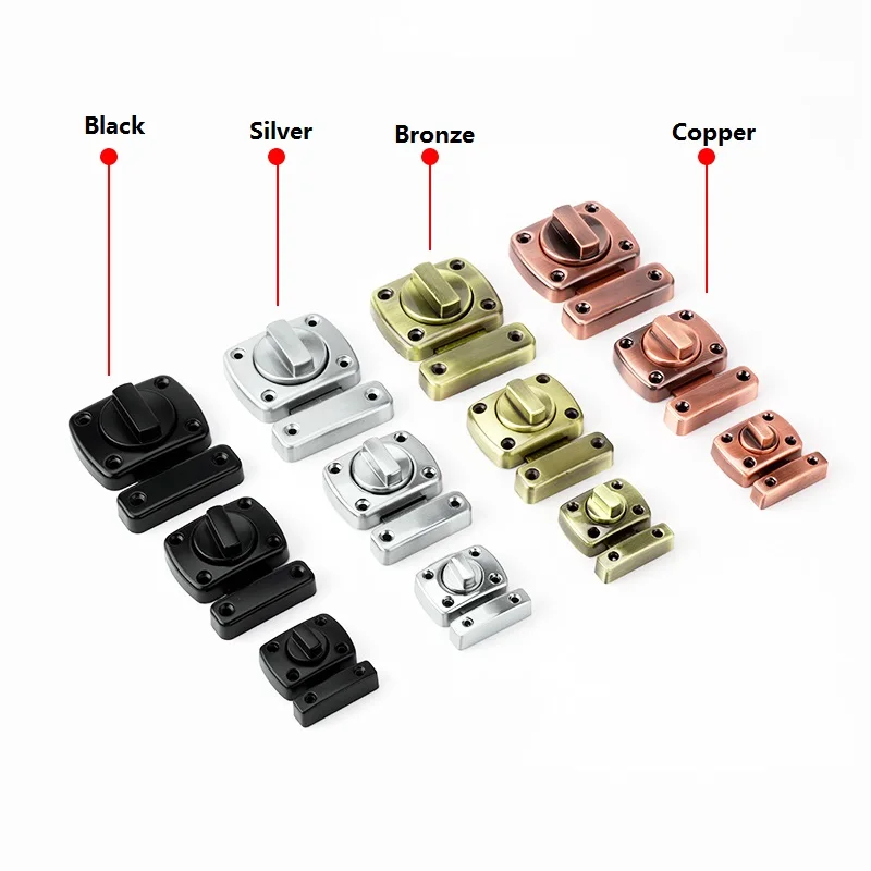 Цинковый сплав прямоугольная хромированная зеркальная блокировка защелка болт