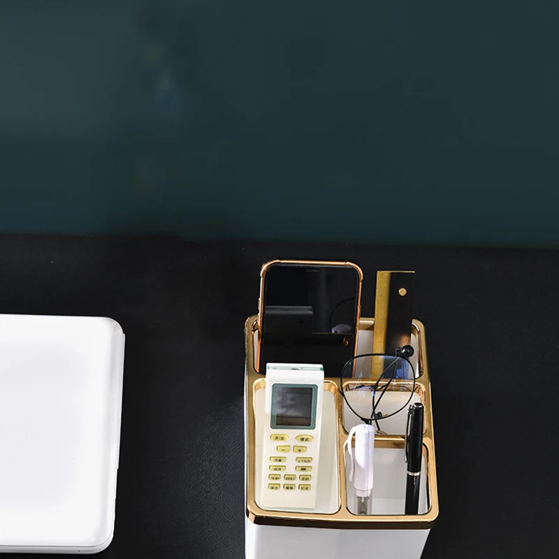 remote control holder desktop storage storage box table organizer for controller media calculator mobile phone and pen free global shipping