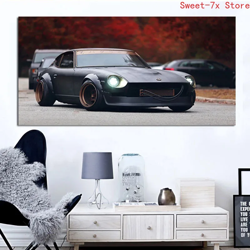 Modern Cool Classic 240z Sports Car Canvas Painting Art Nordic Posters and Prints Wall Pictures for Living Room Decor Frameless |