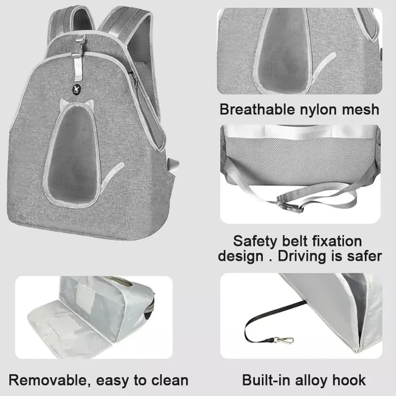 Рюкзак для домашних животных кошек и собак переносной дорожный рюкзак на плечо