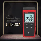 Термометр с термопарой UT320AUT320D, UNI-T, двухканальный, KJ