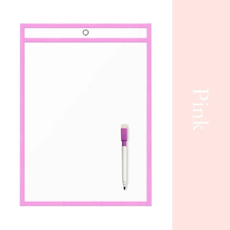 Многоразовые полипропиленовые карманы с ручкой детские сухие стираемые для