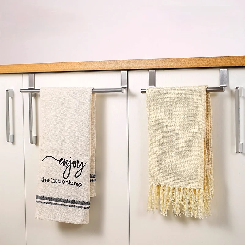 Вешалка для полотенец над дверью вешалка подвесной держатель из нержавеющей