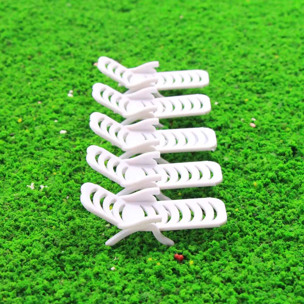 12 шт. пластиковые шезлонги для пляжа|Наборы сборки моделей| |