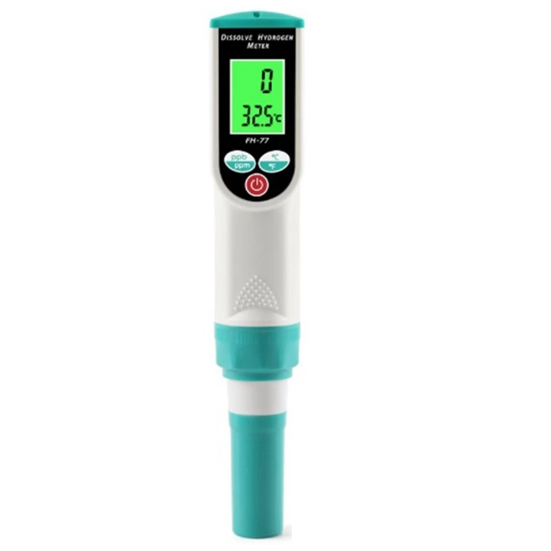 

2 in 1 Temp Dissolved Hydrogen Meter Digital LCD Display Analyzer Water Quality Tester Detector for Drinking Water
