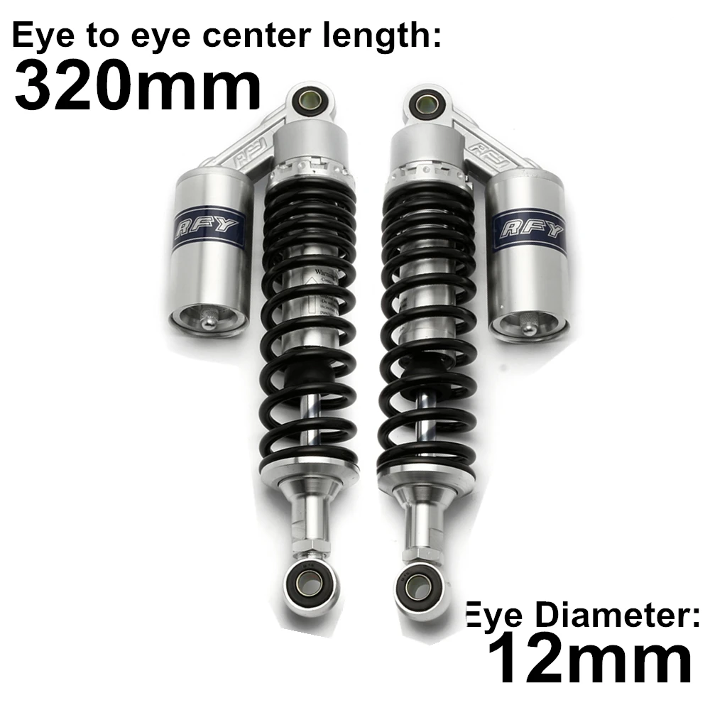 Универсальный Задний амортизатор воздуха 320 мм 12 5 дюйма газовая подвеска