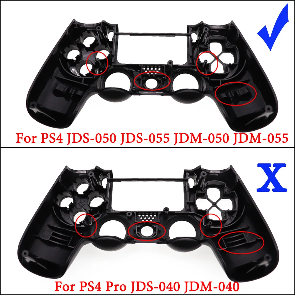 TingDong 1set Replacement case housing shell for ps4 5.0 jdm-050 jds-055 wireless controller front back cover with buttons | Электроника