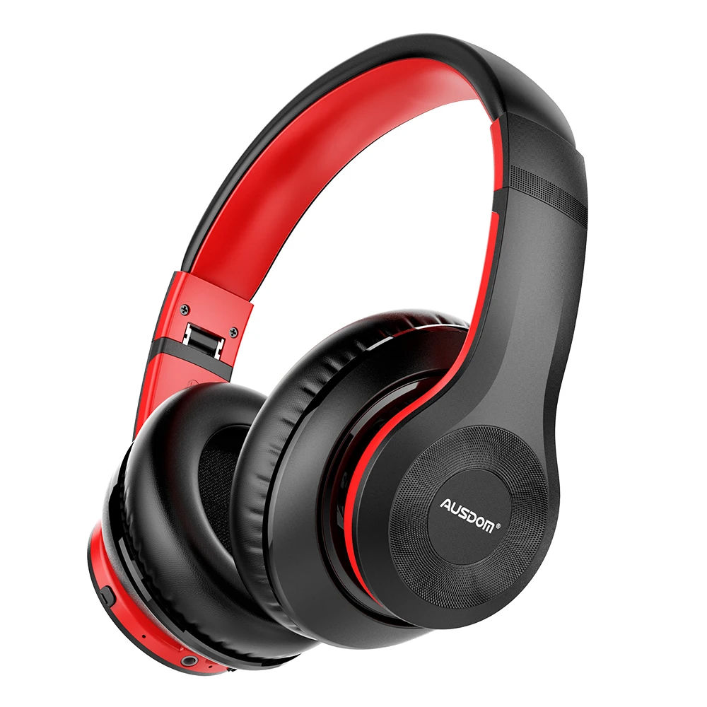 Ausdom ANC10, активные Беспроводные наушники с шумоподавлением, Bluetooth, складные, 20 ч, время воспроизведения, Hi-Fi, глубокий бас, Bluetooth гарнитура
