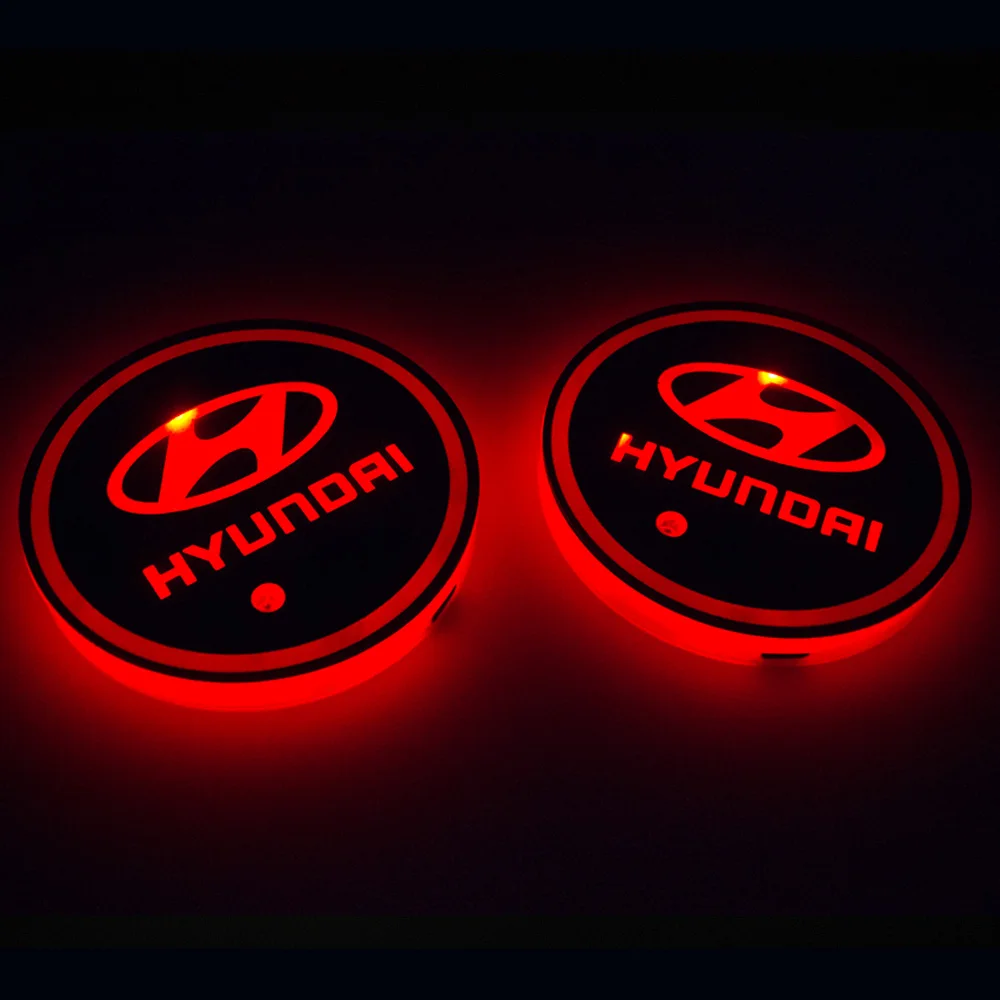 

2 светодиодный Автомобильный держатель для стакана