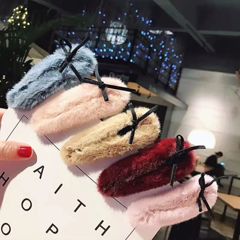 Заколки для волос с кроличьими ушками девочек заколка бантиком повязка на голову