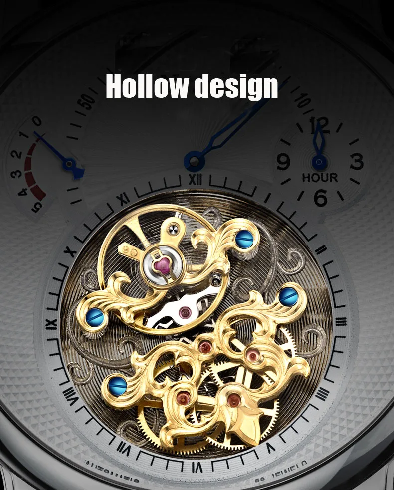 Швейцарские роскошные Брендовые Часы Nesun Hollow Tourbillon, Мужские автоматические механические часы, сапфировые водонепроницаемые часы N9081-4
