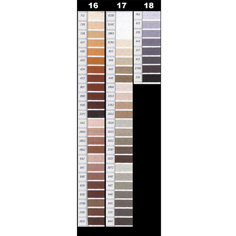 Нить для вышивания из шести нитей 100% хлопок 447 цветов 0 25 кг 800 м|floss thread|thread cottoncotton