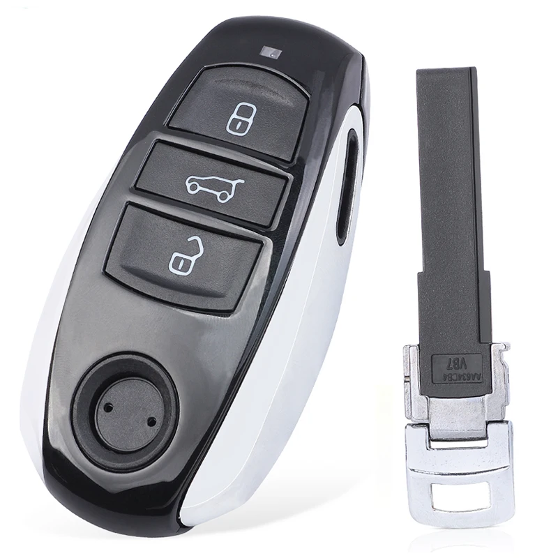 Ключ брелок KEYECU PCF7945AC 315/ 433/ 868 МГц с 3 кнопками для замены смарт карты Volkswagen Touareg 2010